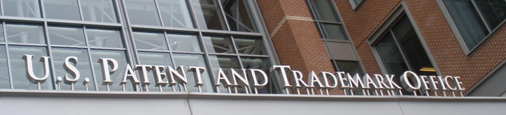 US Patent and Trademark Office Banner US Patent and Trademark Office Banner